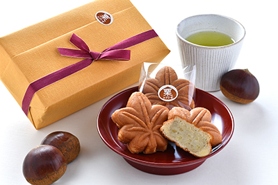 秋季限定栗もみじ